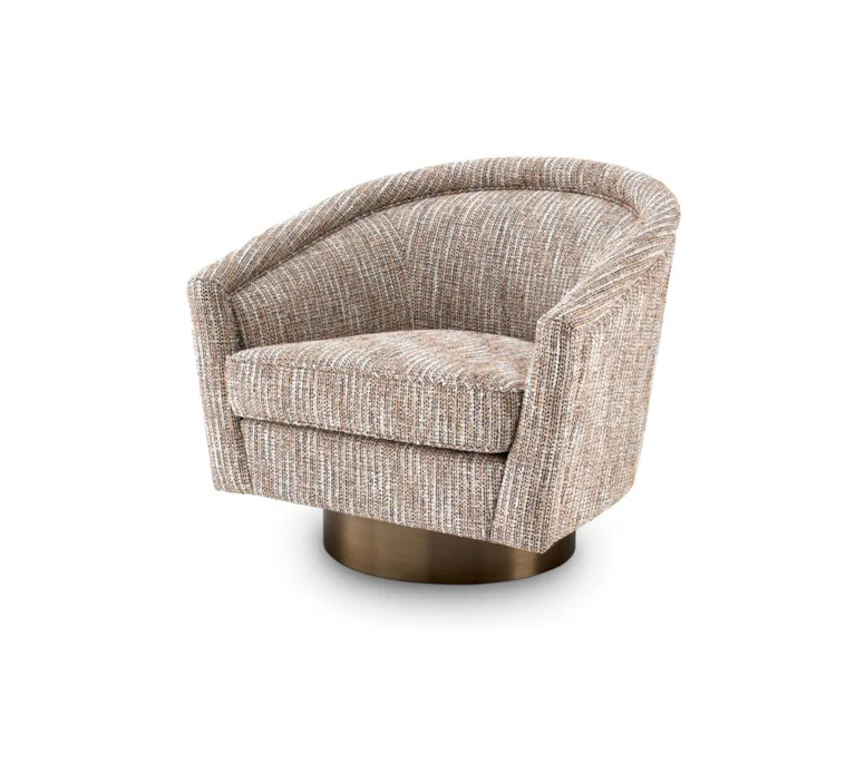 swivel chair beige