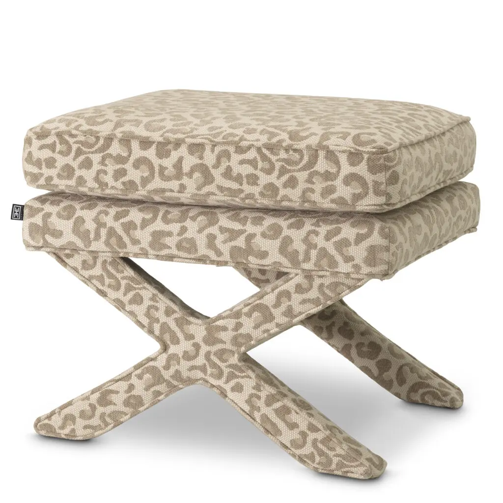 120576 Stool Cordoba Harley leopard beige