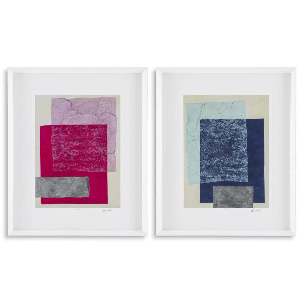 121106 Prints Paper Colorfields by Michael Willett set of 2