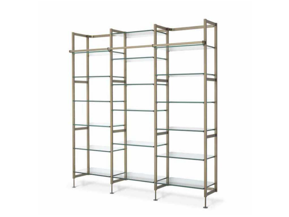 Cabinet delano vintage brass