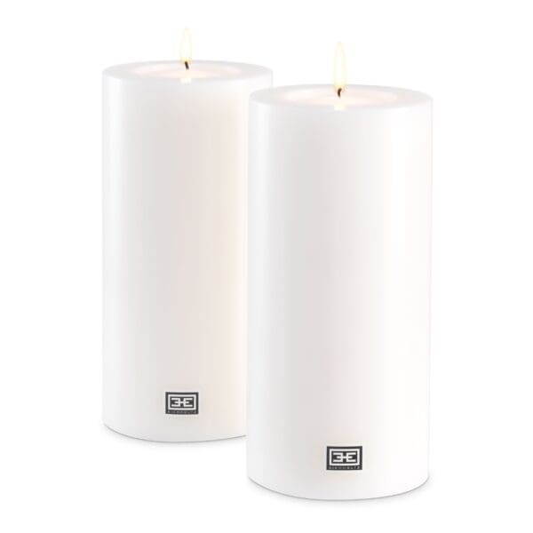 Artificial Candle set of 2