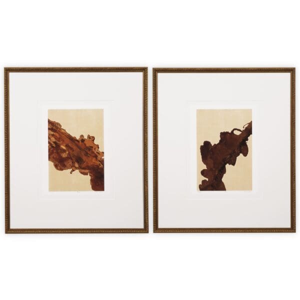Print Impression Authentique Mirage & R?verie by Bruno Bijaksic set of 2