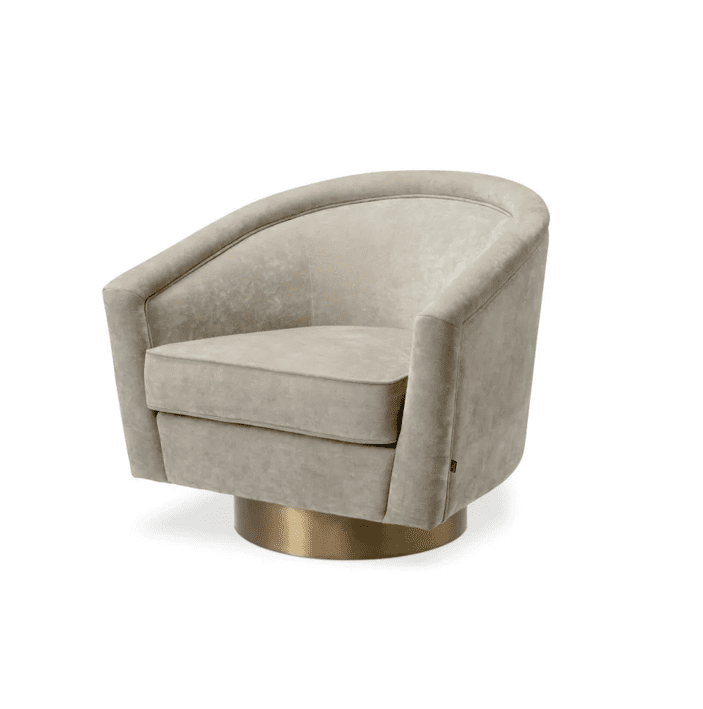 swivel chair grey 1