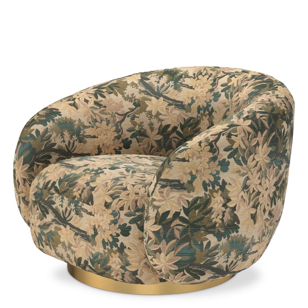 Swivel Chair Brice - wildeinteriors.ie