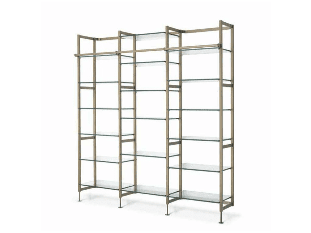 Cabinet delano vintage brass