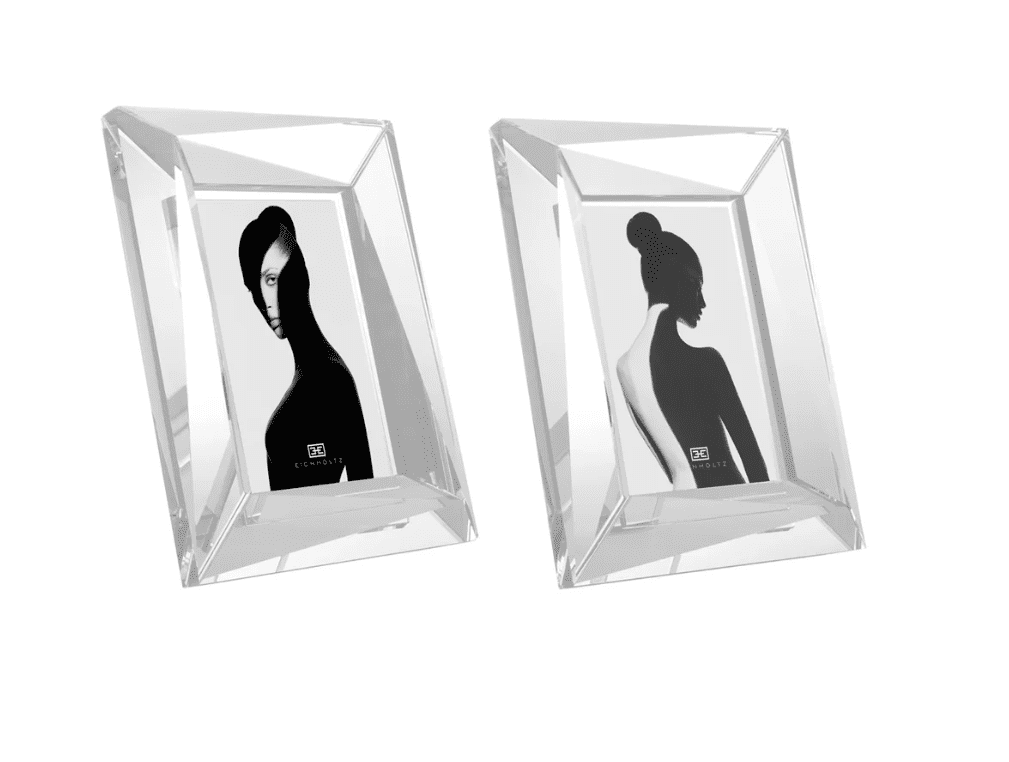 Picture frame clear crystal S