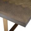 EICHHOLTZ DINING TABLE MELCHIOR 300 CM BRUSHED BRASS