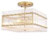 EICHHOLTZ CEILING LAMP RUBY SQUARE BRASS