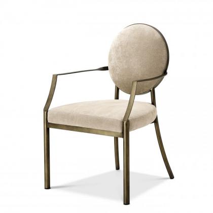 EICHHOLTZ DINING CHAIR SCRIBE WITH ARM