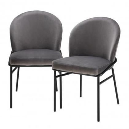 Eichholtz Willis Dining Chair set of 2 - Savona Grey