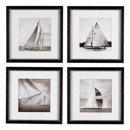 Eichholtz Prints Michael Kahn Boat set of 4