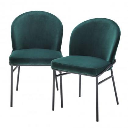 Eichholtz Willis Dining Chair set of 2 - Savona Green